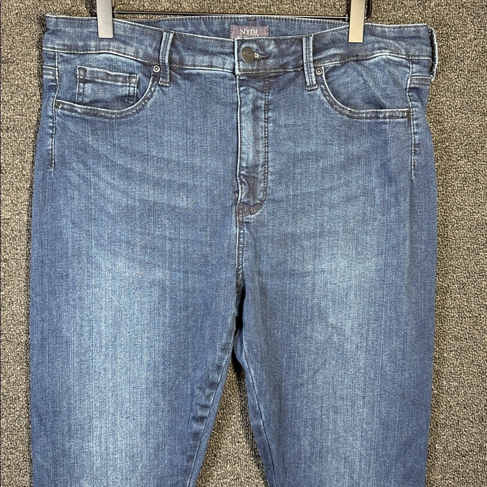 NYDJ Denim Blue Jeans, Womens Slim Petite 14 Bootcut
